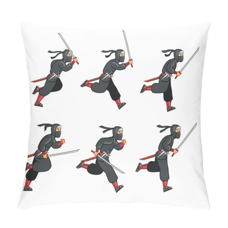 Personality  Ninja Running Game Sprite Pillow Covers