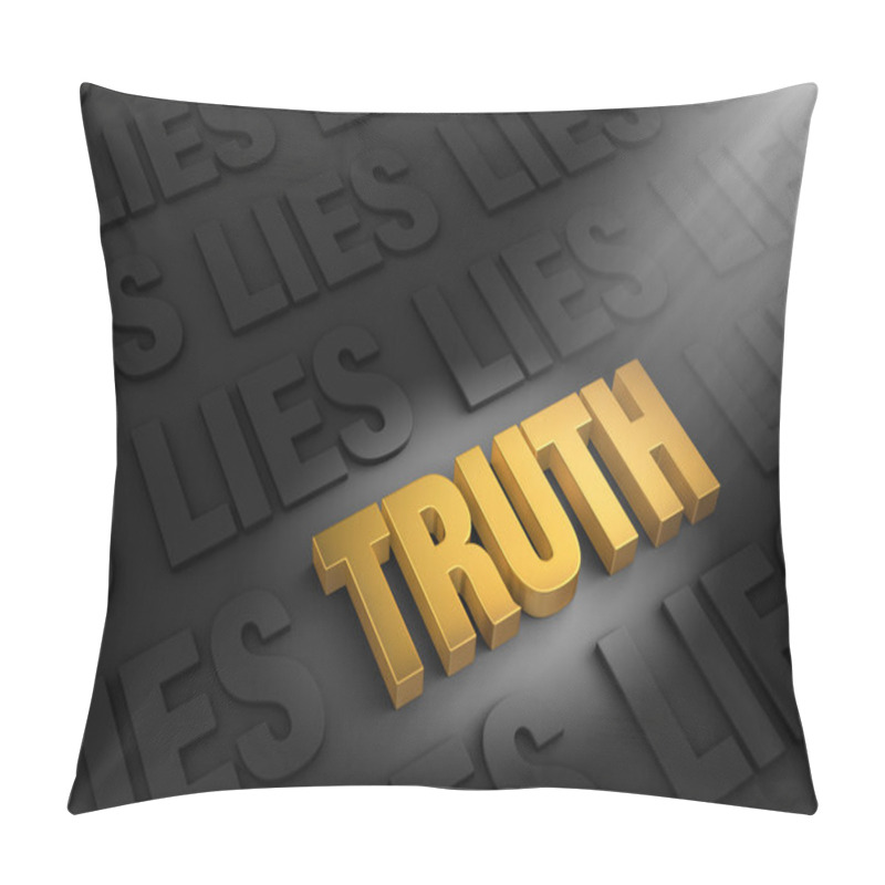 Personality  Finding Truth Among Lies Pillow Covers