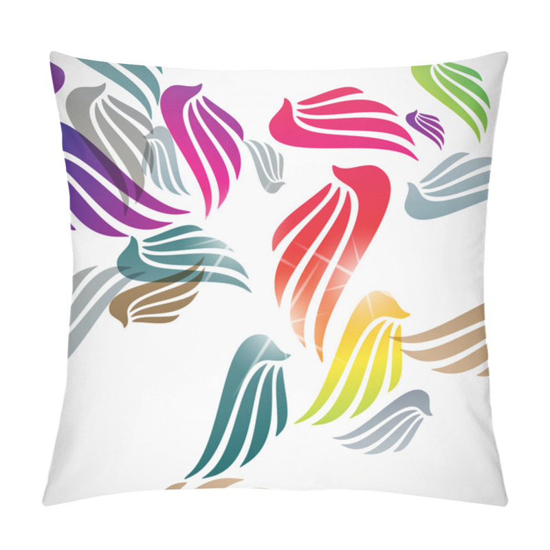 Personality  Abstract Background: Wing Pillow Covers