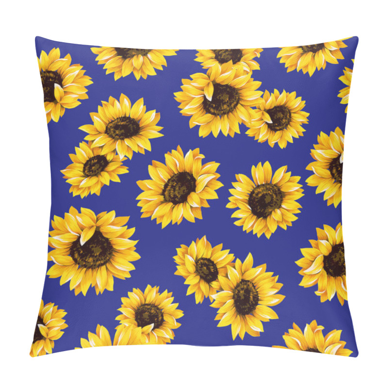 Personality  Sunflower Pattern Pillow Covers