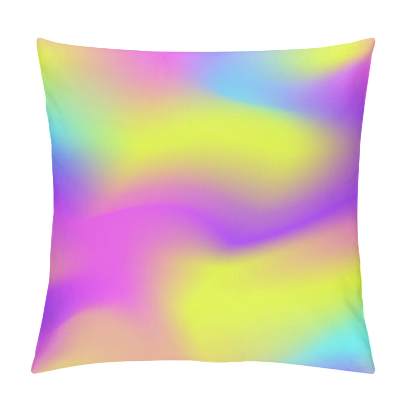 Personality  Vector Holographic Gradient Cover Design Template Multicoloured Background Pillow Covers