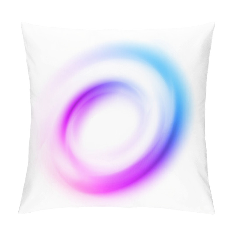 Personality  Abstract Circle Bright Background Illustration On White Pillow Covers