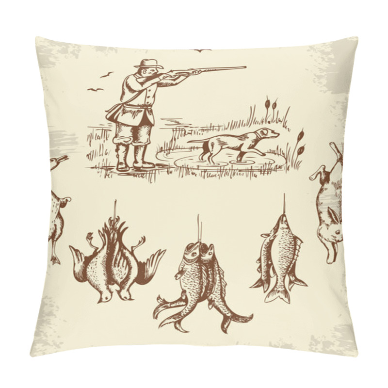 Personality  Hunter And Wild Animals Pillow Covers