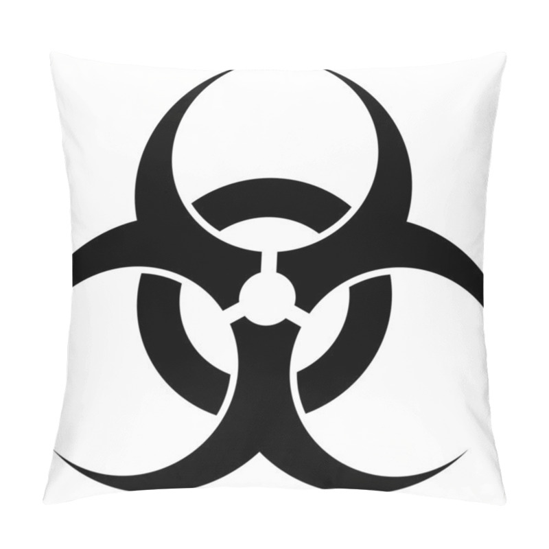 Personality  Biohazard Symbol Pillow Covers