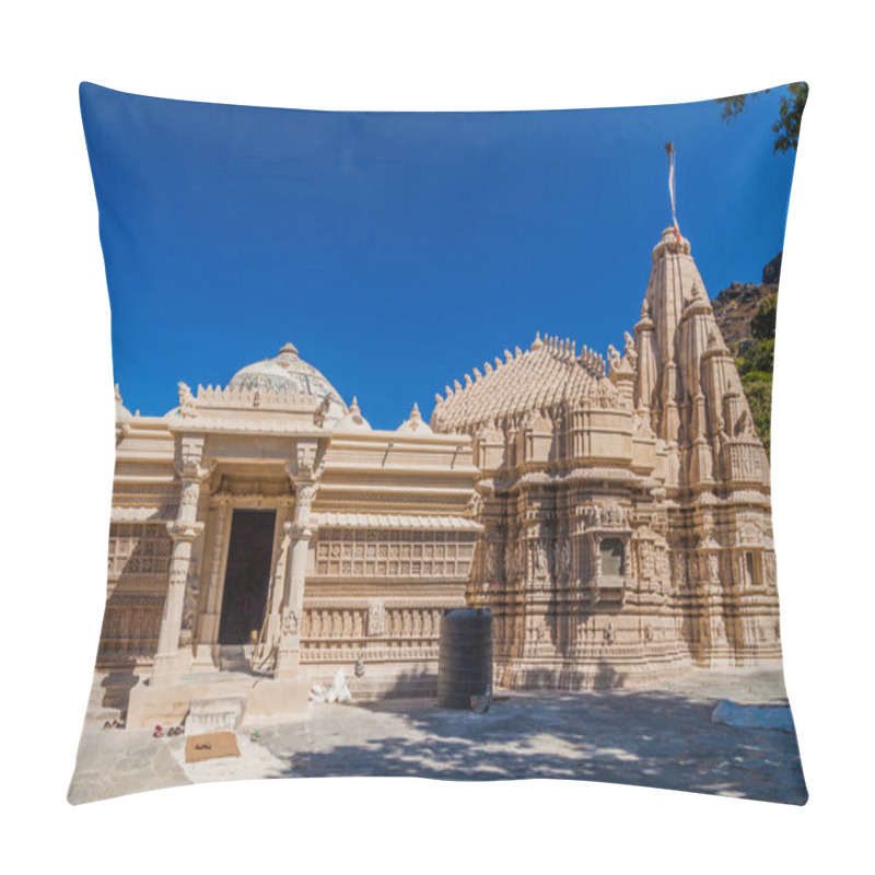 Personality  Jain Temple At Girnar Hill, Gujarat State, India Pillow Covers