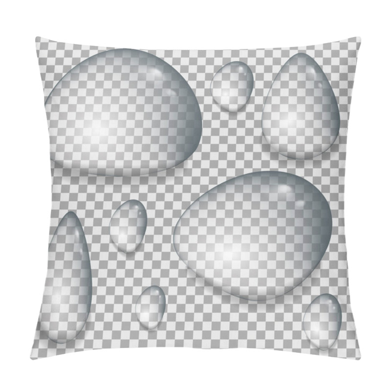 Personality  Waterdrops In Different Shapes Pillow Covers