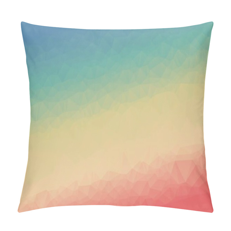 Personality  Abstract Geometric Background With Poly Pattern Pillow Covers