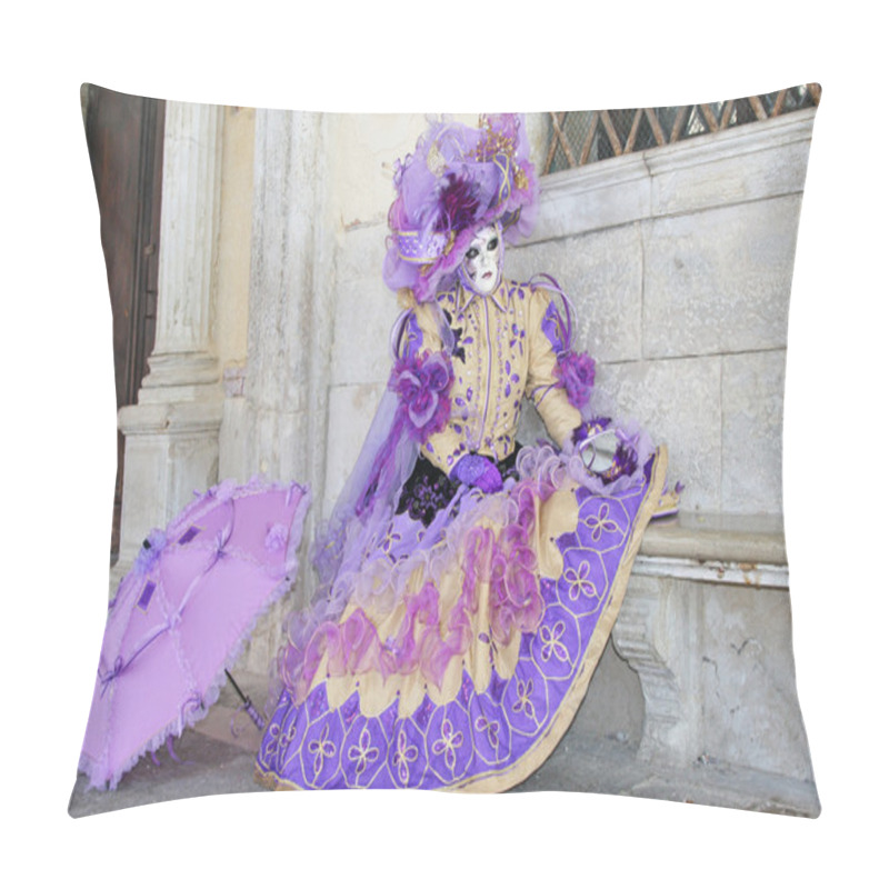 Personality  Masked Person In Venice Pillow Covers