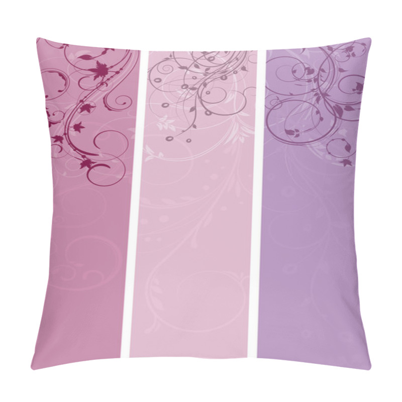 Personality  Floral Panels Pillow Covers