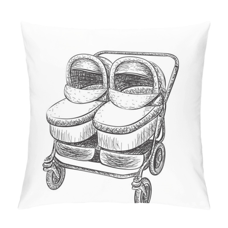 Personality  Baby Carriage Pillow Covers