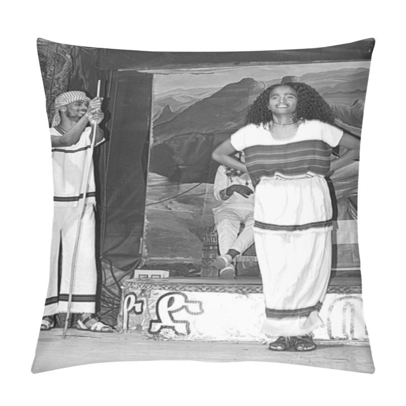 Personality  ETHIOPIA,REPRESENTATION OF ETHIOPIAN DANCES Pillow Covers