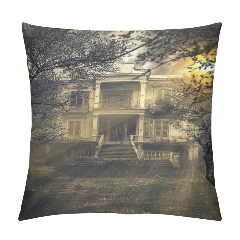 Personality  Scary Haunted House Pillow Covers