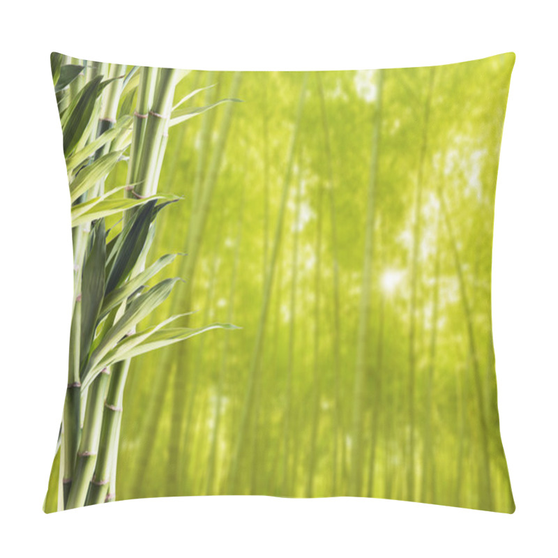 Personality  Fresh Green Bamboo Pillow Covers