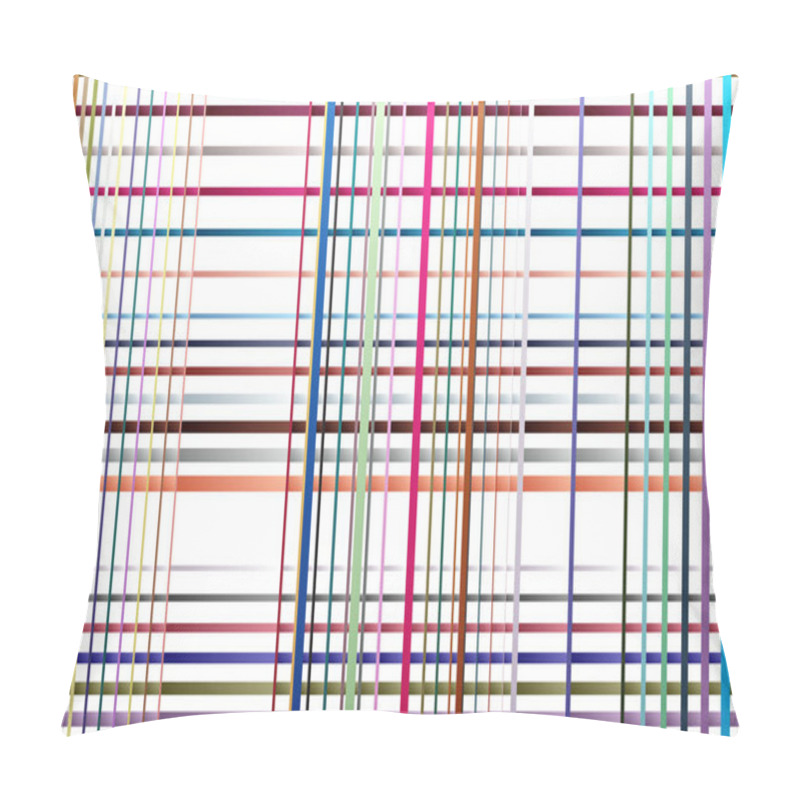 Personality  Mesh, Grid, Grill Of Overlapping, Interlace, Intersecting Thin And Thick Lines. Vector Illustration Pillow Covers