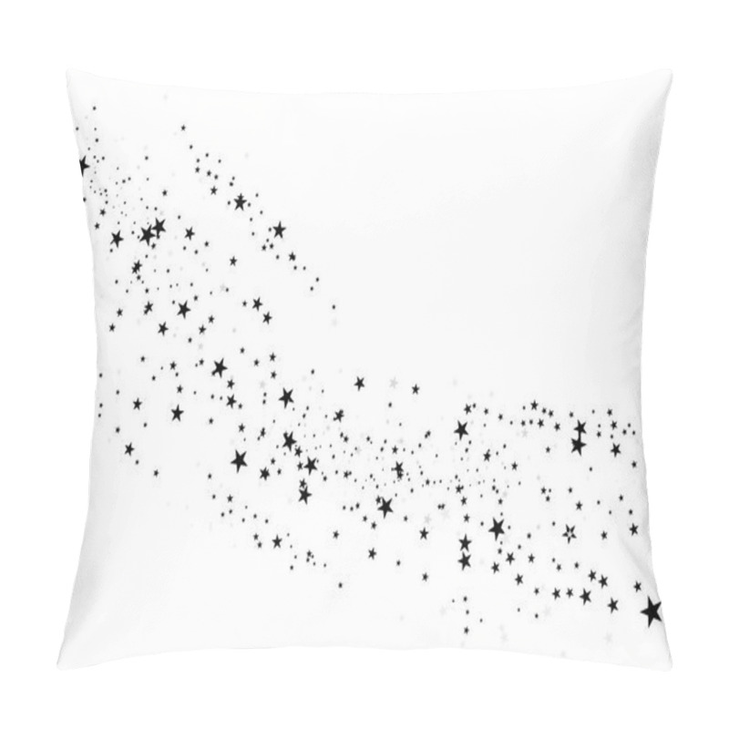 Personality  Stars On A White Background Pillow Covers