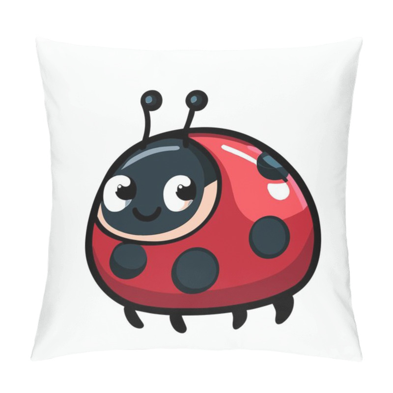 Personality  Insect, Cute Insect Vector Illustration For Bugs And Creepy,Crawly Designs Pillow Covers