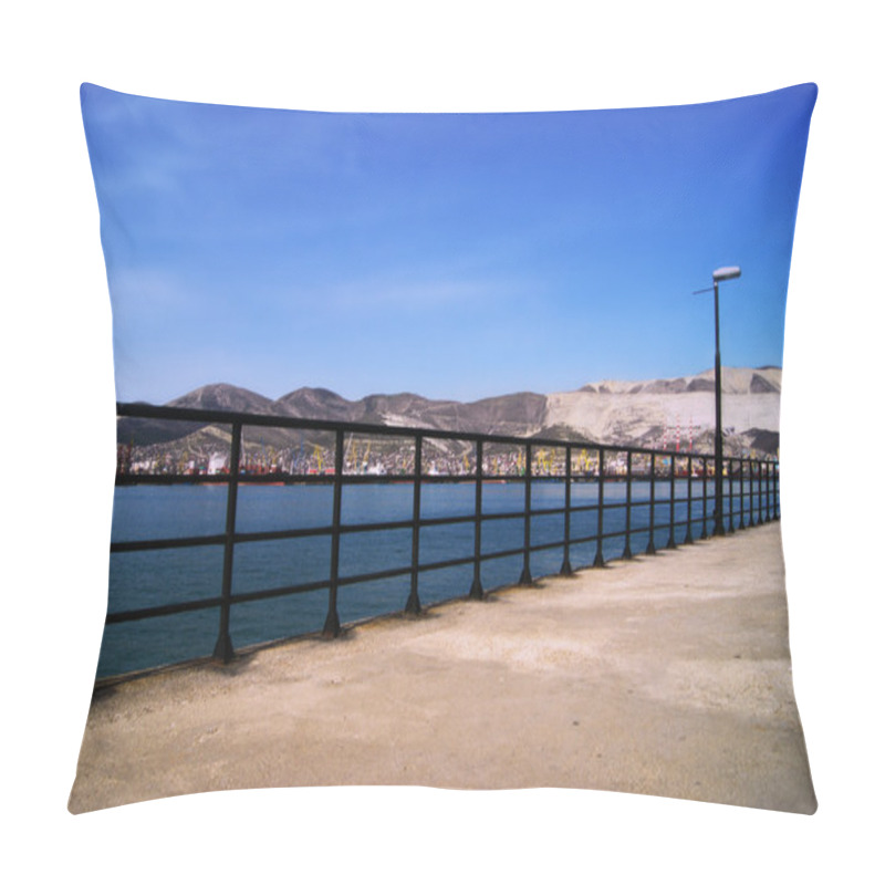 Personality  Kind On A Pier In Novorossisk Pillow Covers