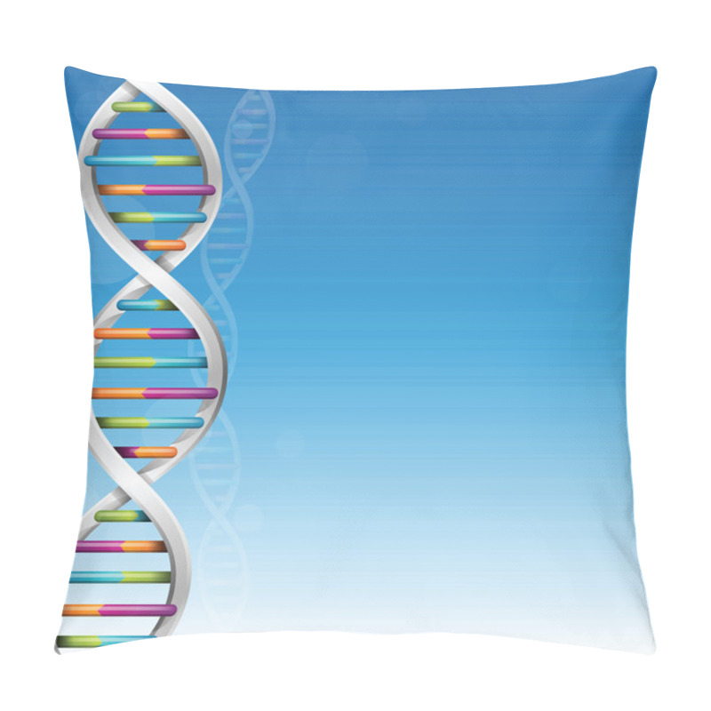 Personality  DNA Science Background Pillow Covers