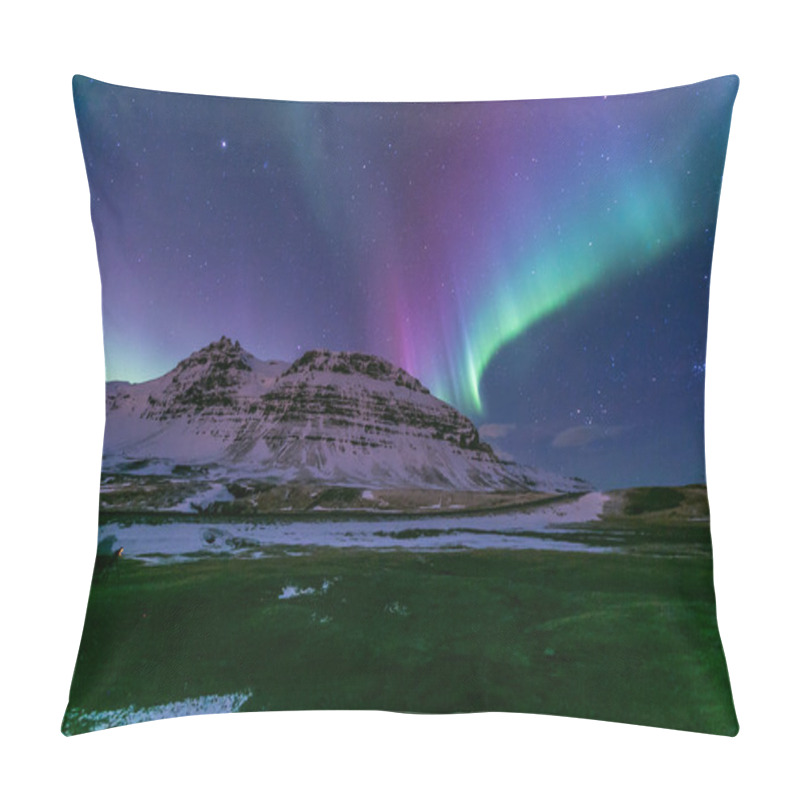 Personality  Northern Light At Kirkjufell Iceland Pillow Covers