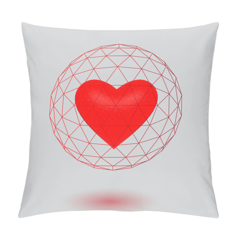 Personality  Geometric Background 3d Geometric Abstract Art Geometric Lines Vector Illustration Pillow Covers