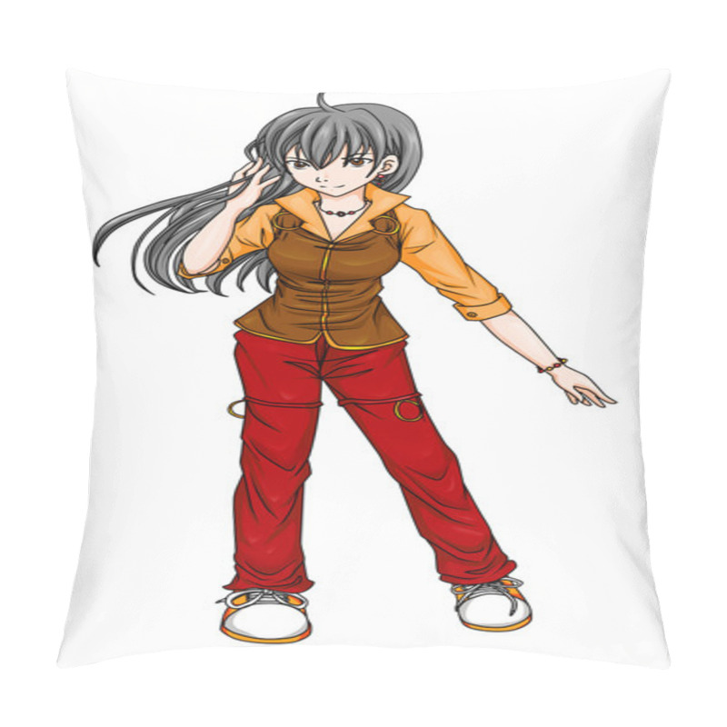 Personality  Anime Girl Pillow Covers