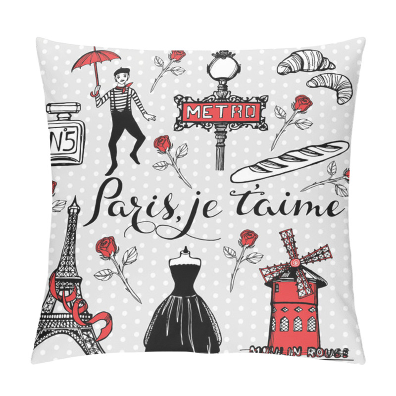 Personality  Romantic Paris Set Pillow Covers