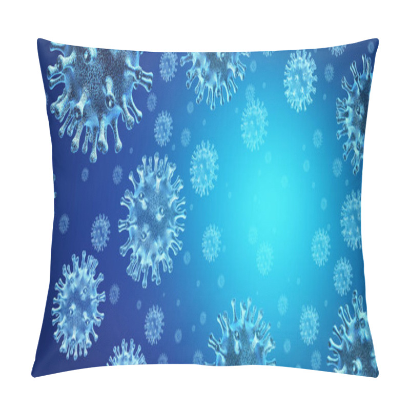 Personality  Pneumonia Virus Outbreak As Virus Novel Pathogen Spreading As An Infection And Human Respiratory Infections As An Inflammation Disease As A Pandemic Or Epidemic Influenza Flu Outbreaks . Pillow Covers