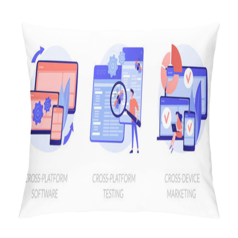 Personality  Cross-platform Software Vector Concept Metaphors Pillow Covers