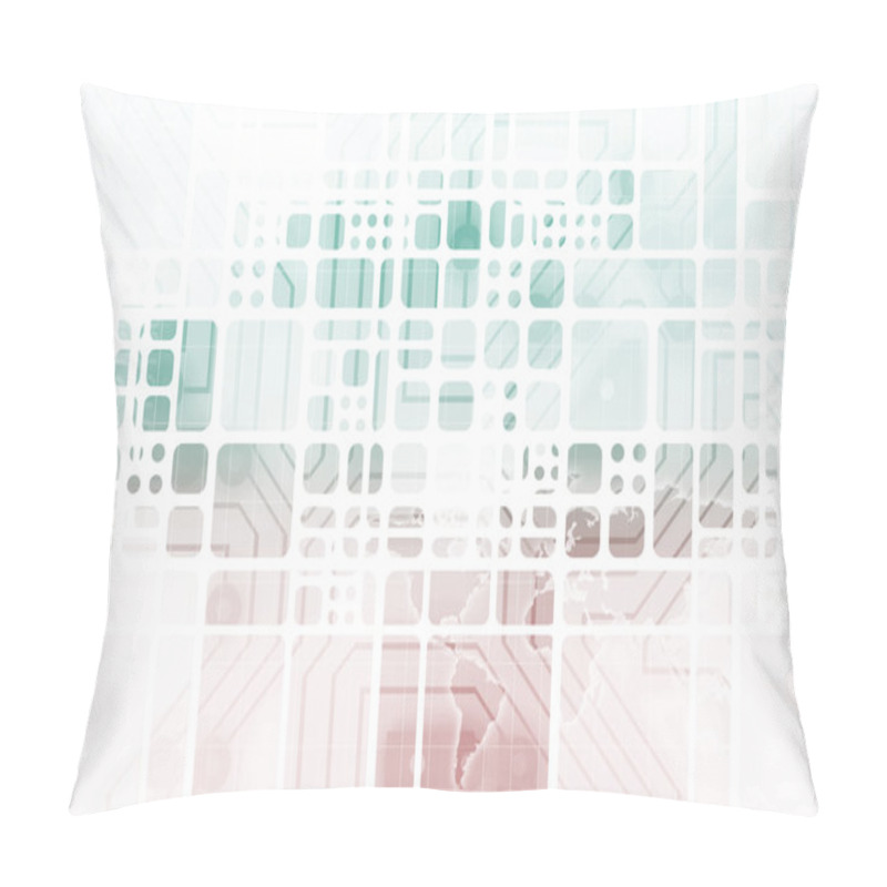 Personality  Virtual Technology Pillow Covers