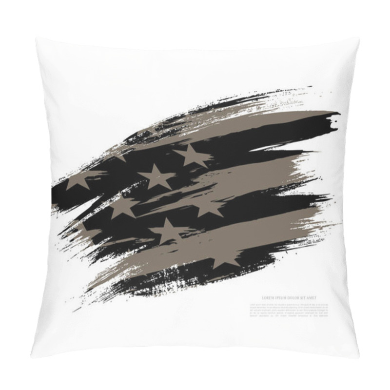 Personality  American Flag Background Pillow Covers