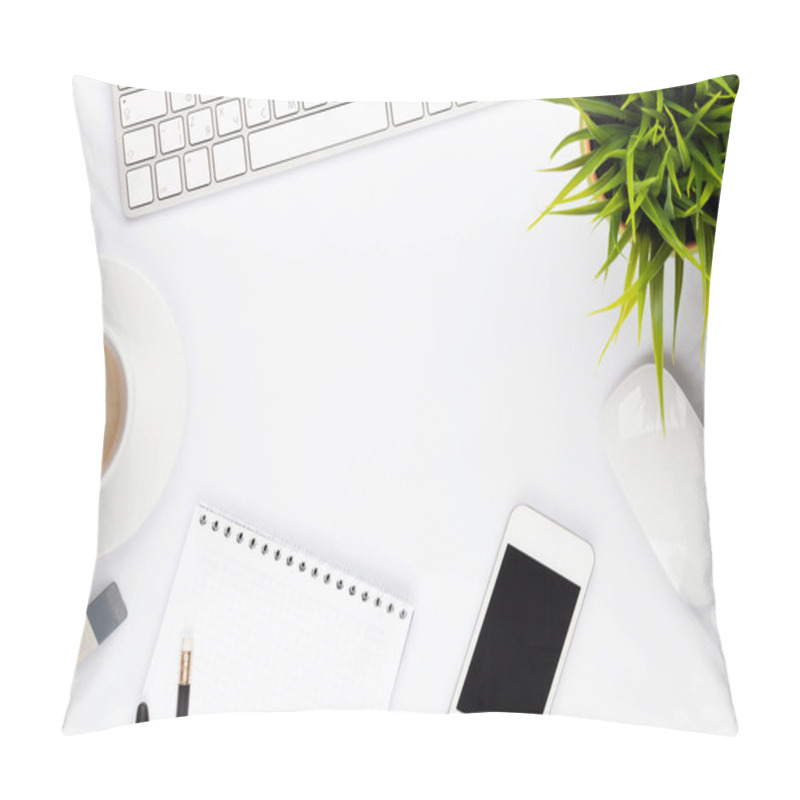 Personality  Office Desk Table With Computer Pillow Covers