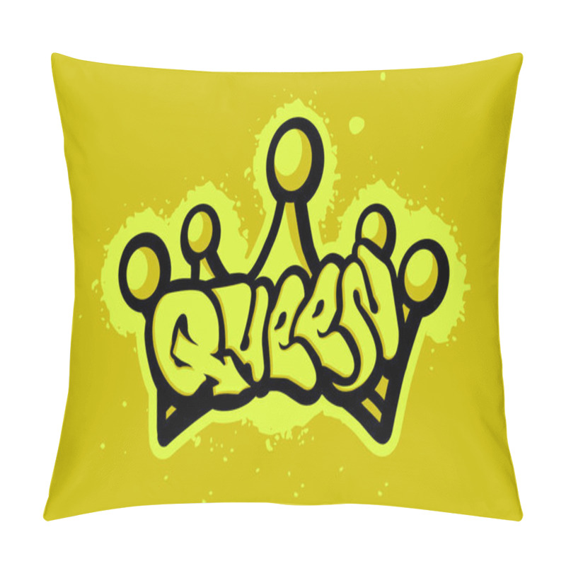 Personality  Graffiti Lettering Typography Art Pillow Covers