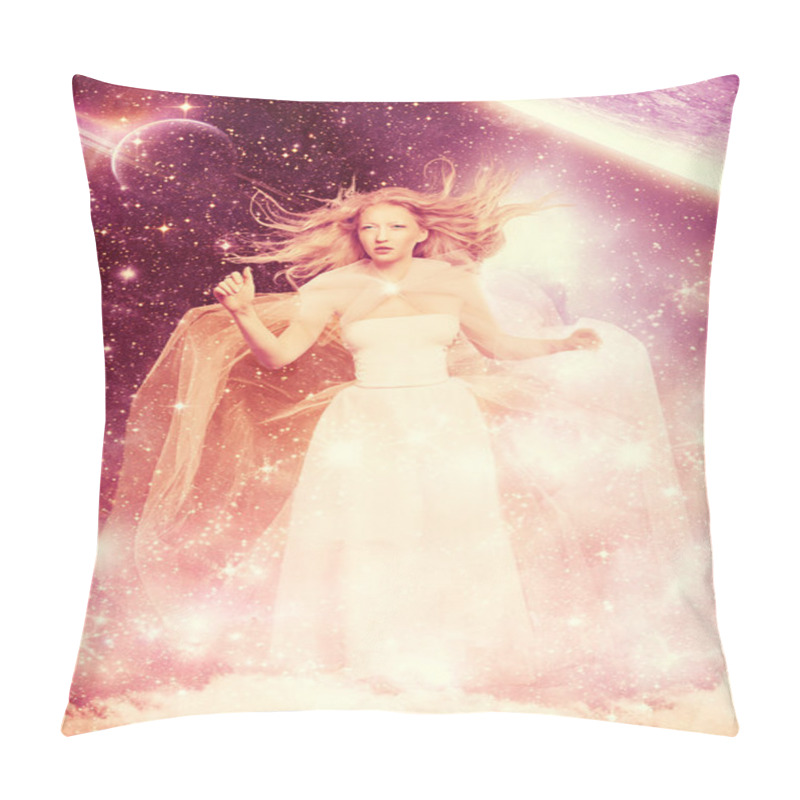 Personality  Magic Lady. Fabulous Woman. Starry Witch Lady Of The Planet And The Universe. Galaxy Tales. Pillow Covers