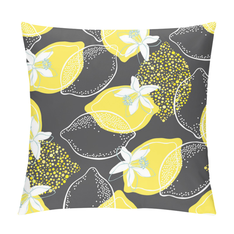 Personality  Lemons And Blossom Pattern  Pillow Covers