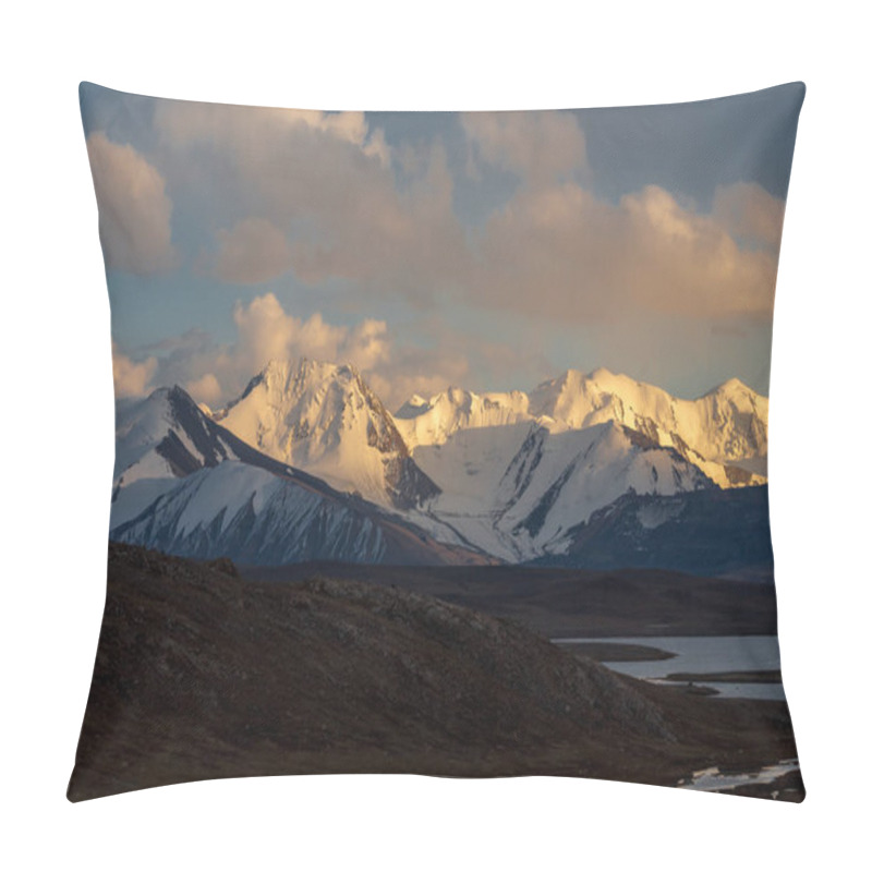 Personality  View On Mountain Peaks, Tien Shan, Kyrgyzstan. Pillow Covers