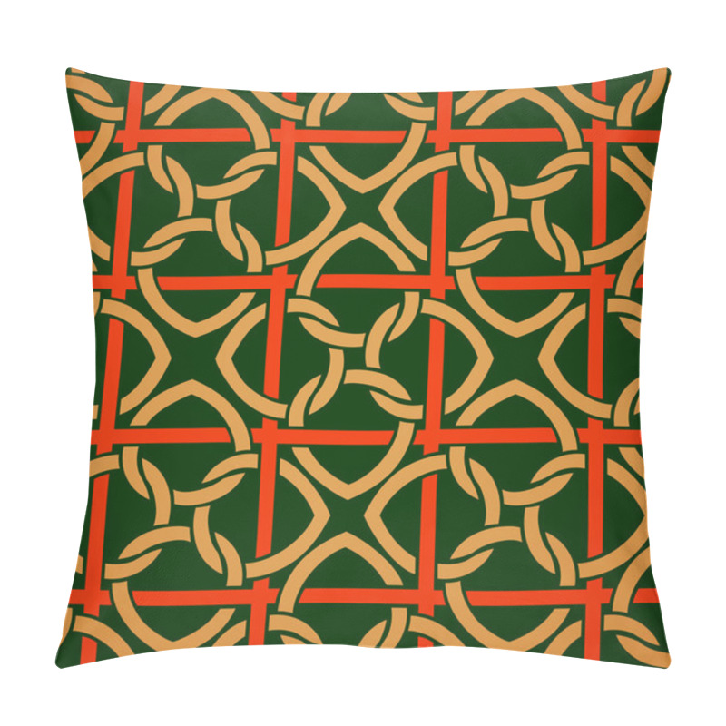 Personality  Celtic Seamless Chain Pattern Pillow Covers