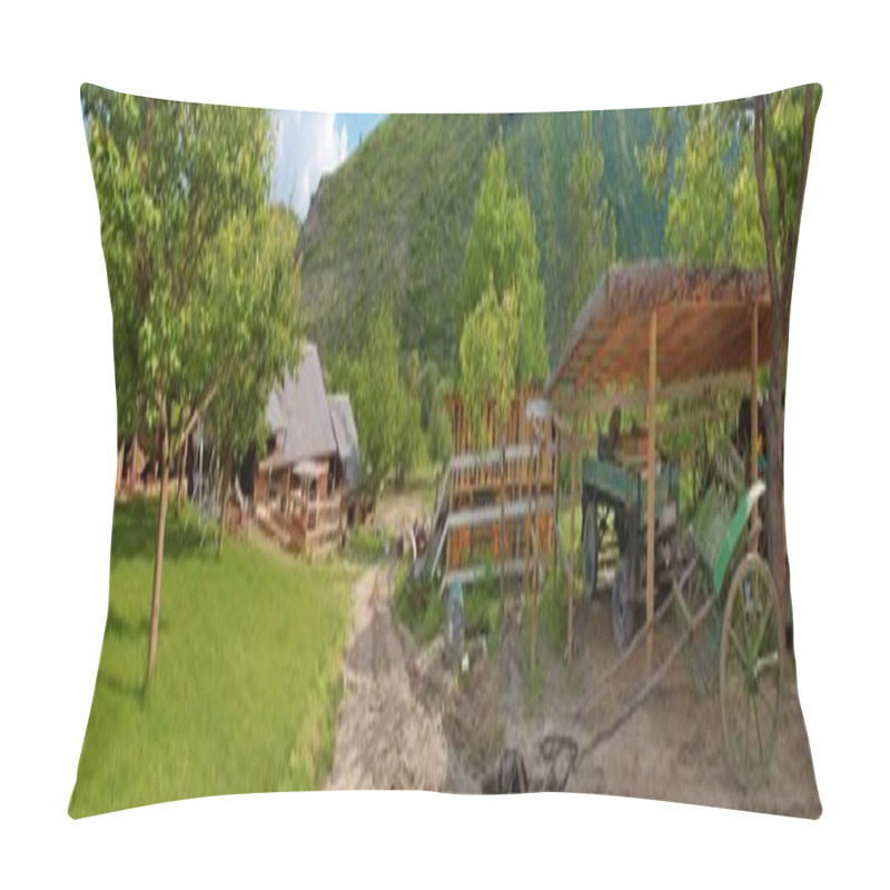 Personality  Old Farm In Butuceni, Moldova Pillow Covers