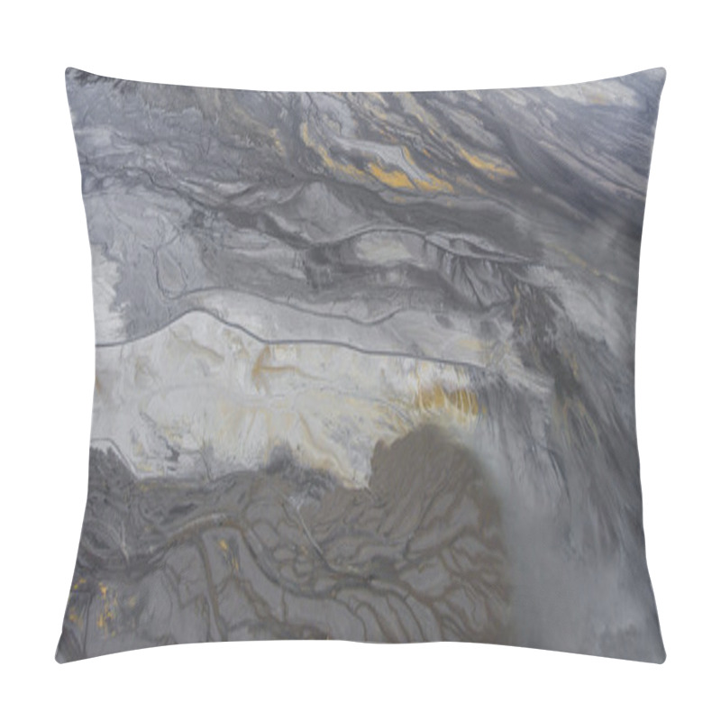 Personality  Degraded Landscape In Poland. Destroyed Land. View From Above. S Pillow Covers