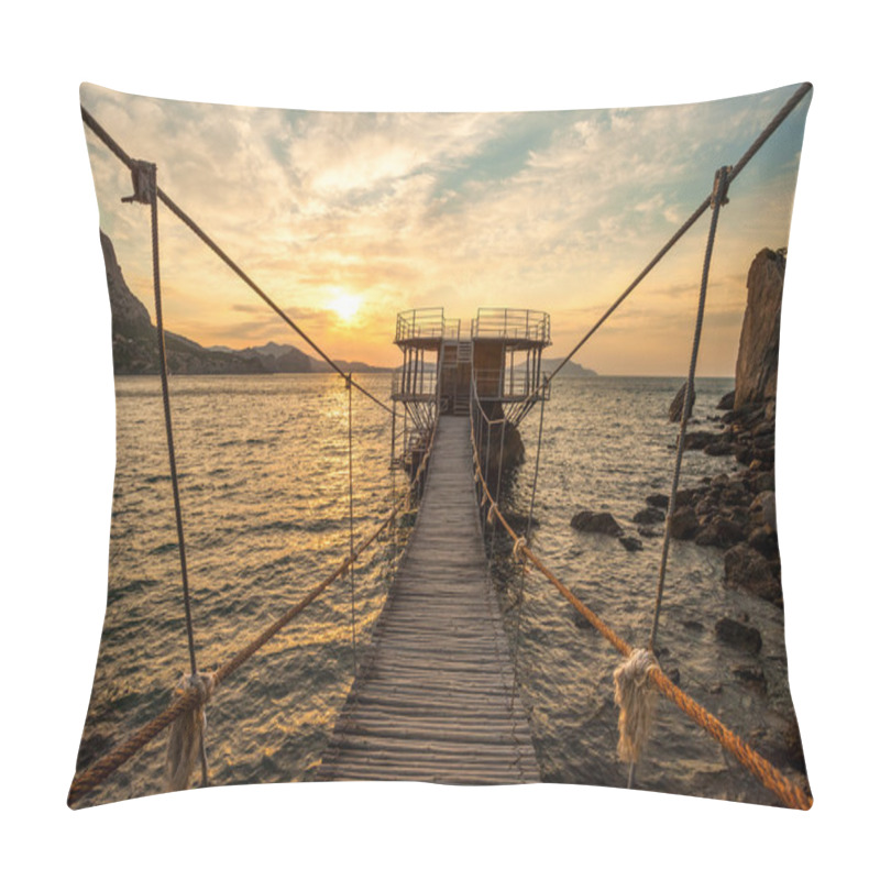 Personality  Minimalist Misty Seascape Pillow Covers