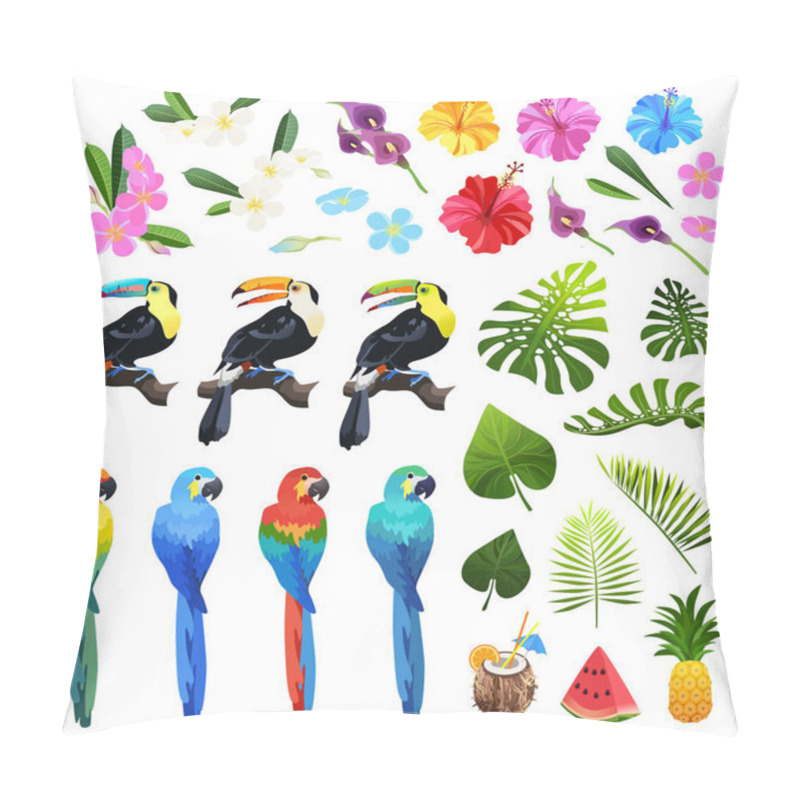 Personality  Tropical Objects Set Pillow Covers