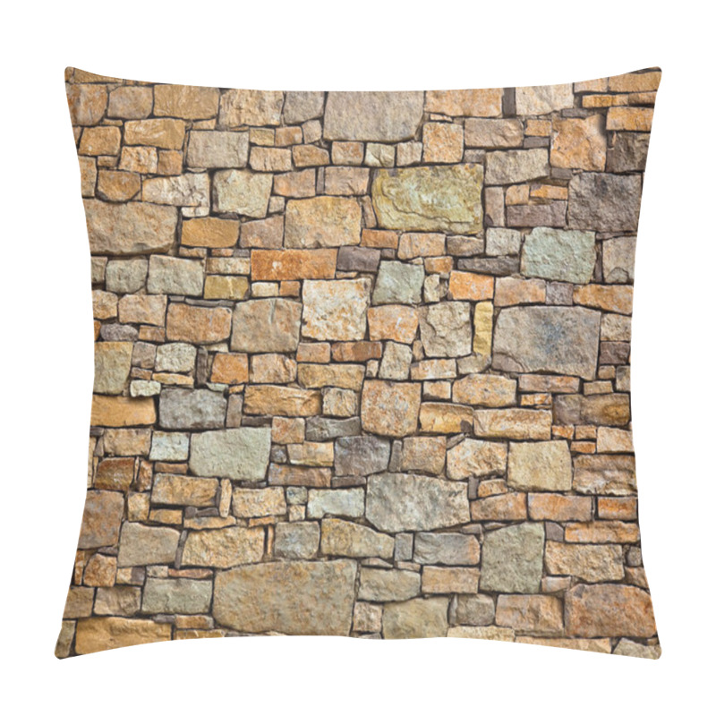 Personality  Background Of Stone Wall Texture Photo Pillow Covers