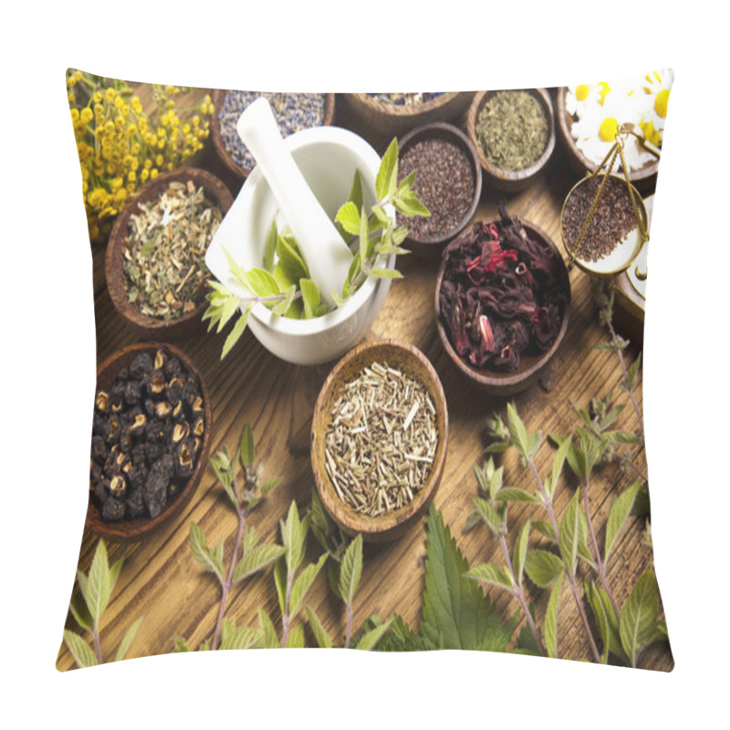 Personality  Medical Herbs Pillow Covers