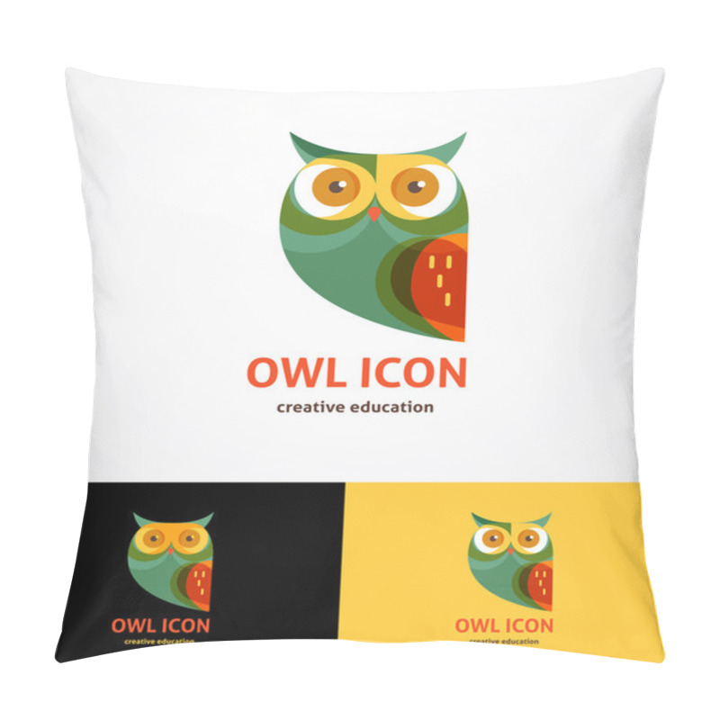 Personality  Owl Outline Icon And Symbol Pillow Covers