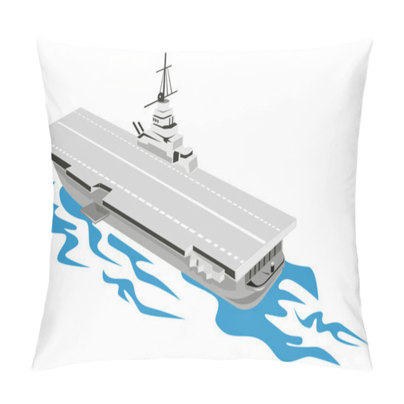 Personality  World War Two Aircraft Carrier Retro Pillow Covers