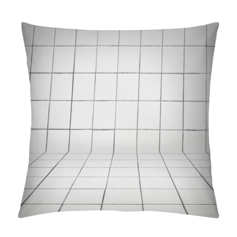 Personality  White Tiles Patterned Product Background Pillow Covers