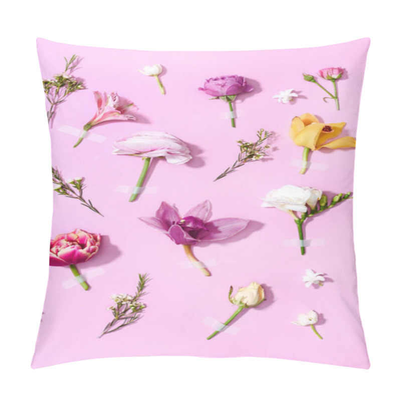 Personality  Beautiful Blooming Flowers Pillow Covers