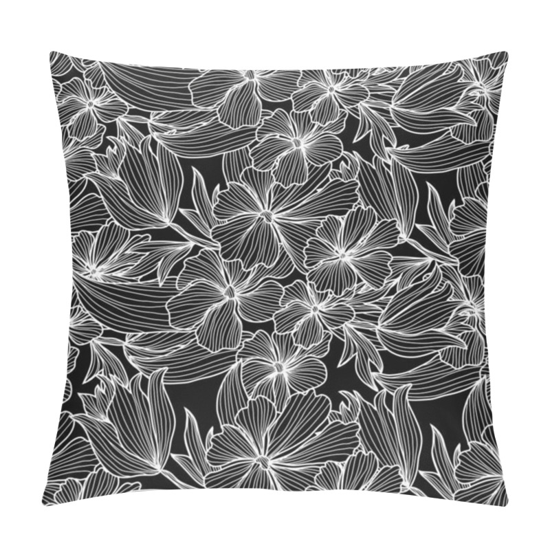 Personality  Floral Seamless Pattern Pillow Covers