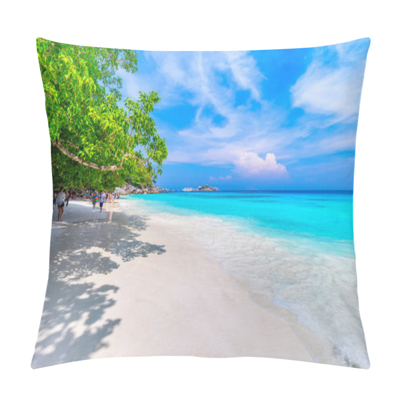 Personality  Similan Islands Beautiful Tropical Sandy Beach And Lush Green Foliage On A Tropical Island ,Thailand Pillow Covers