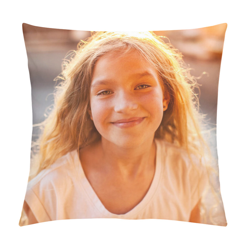 Personality  Happy Child Outdoors Pillow Covers