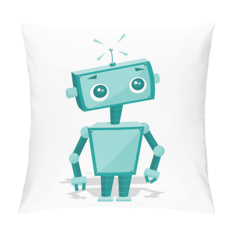 Personality  Cute Cartoon Robot Pillow Covers